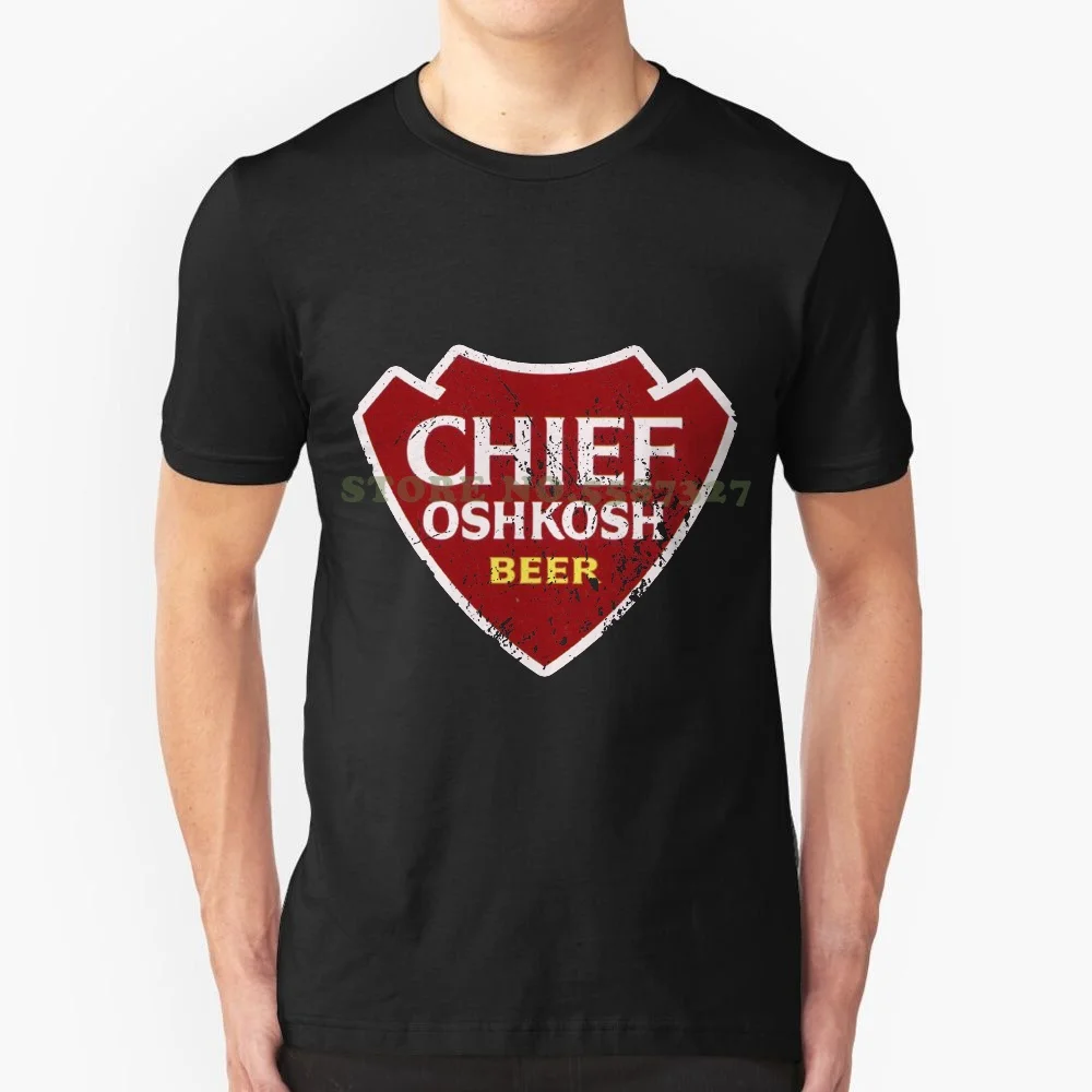 Черно-белая футболка oshchief kosh для мужчин и женщин Мужская остановки алхохохола