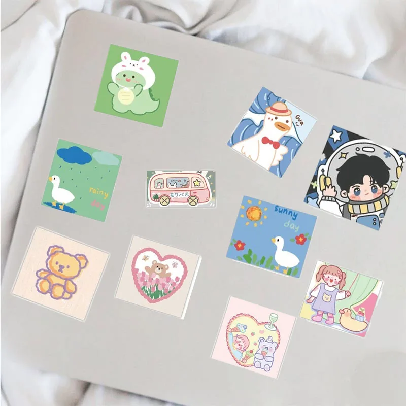 

10/50pcs Cute Cartoon Character Graffiti Stickers Diy Decoration Motorcycle Suitcase Notebook Skateboard Classic Toy Pvc Sticker
