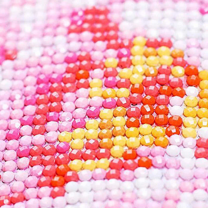 5D Diamond Flower Bead Work Full Round Painting Kitchen Embroidery Diy Hobby Kids Gift Decor | Дом и сад