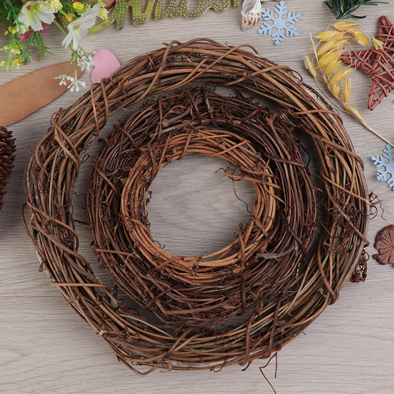 10/20 см натуральные сухие цветы из ротанга искусственный созданный вручную венок