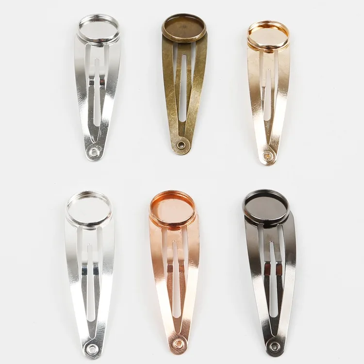 200 шт. шесть цветов заколки для волос сделай сам женские металлические серебряные