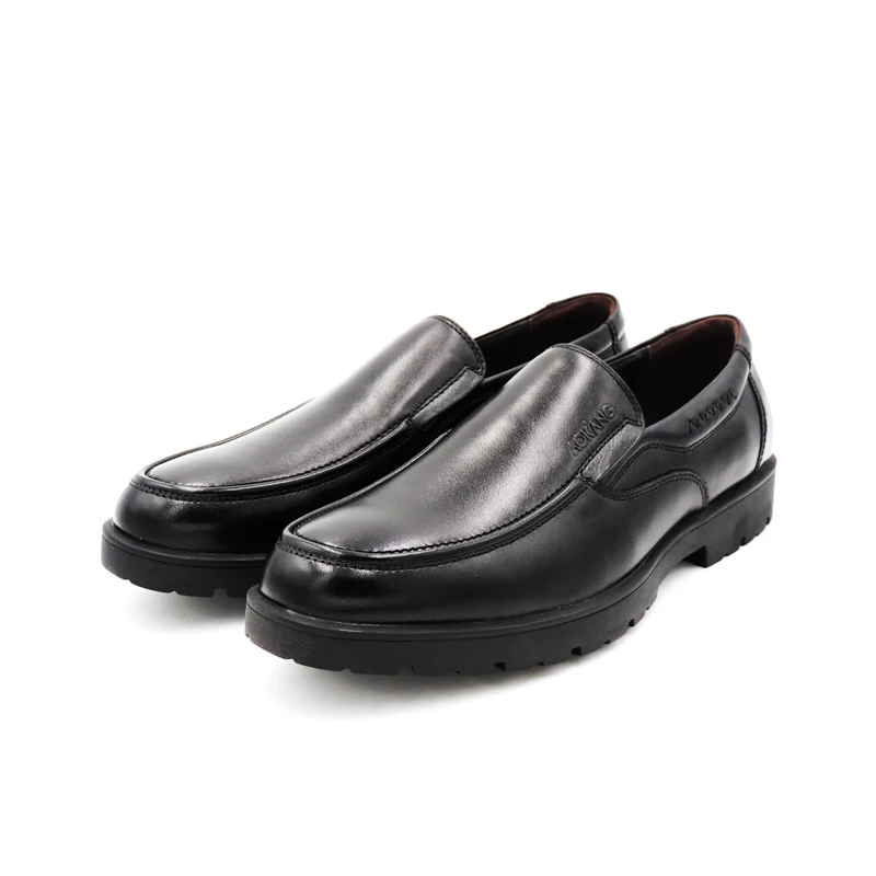 AOKANG/мужские лоферы из натуральной кожи Высококачественная модельная обувь