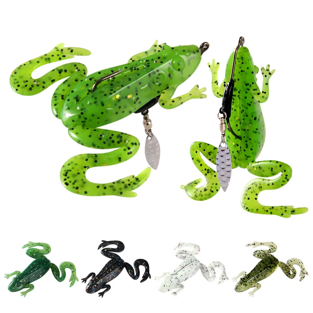 Погружная Мягкая приманка в виде лягушки воблер рыболовная 8 5 см13 г морская