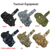 tactical hunting airsoft holster military pistol drop leg holster thigh adjustable universal nylon holster