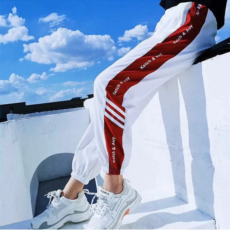 

New Women's loose cargo pants overalls Spring Autumn joggers pants Hip-hop streetwear for women techwear Reflective pants S-2XL