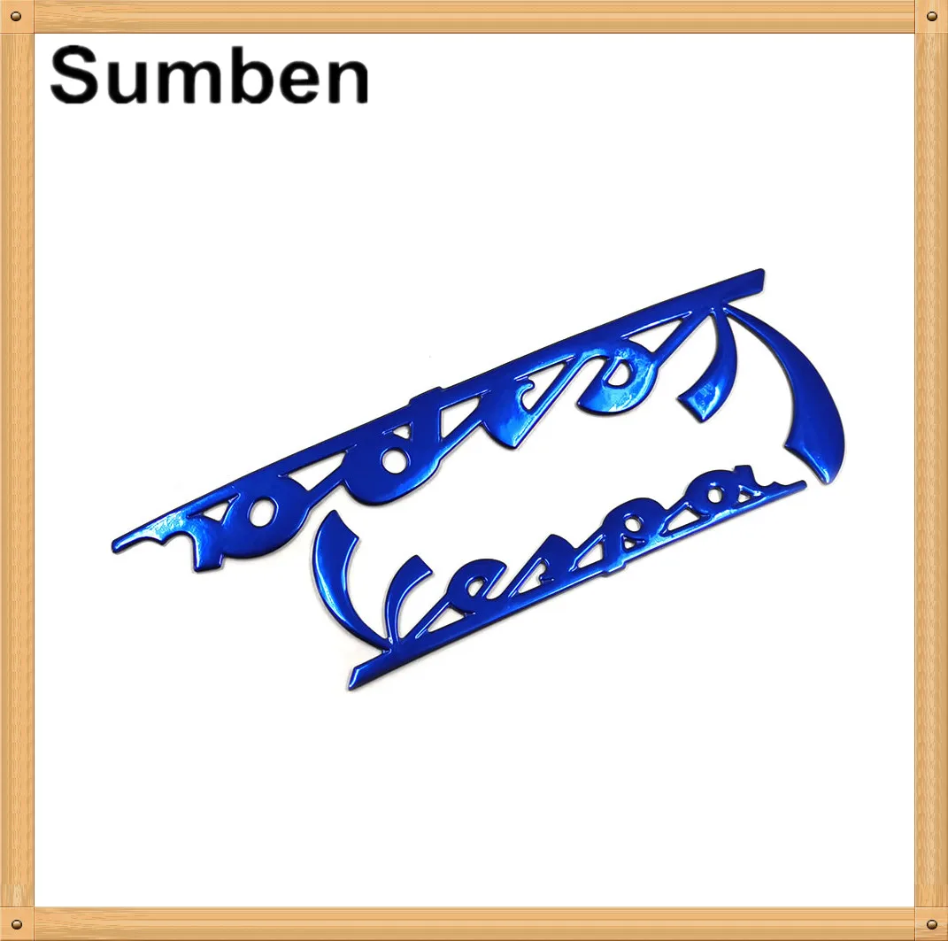 Передняя наклейка 3D эмблема сбоку на обтекатель Логотип Символ для Vespa ET2 ET4 ET8 GT GTS