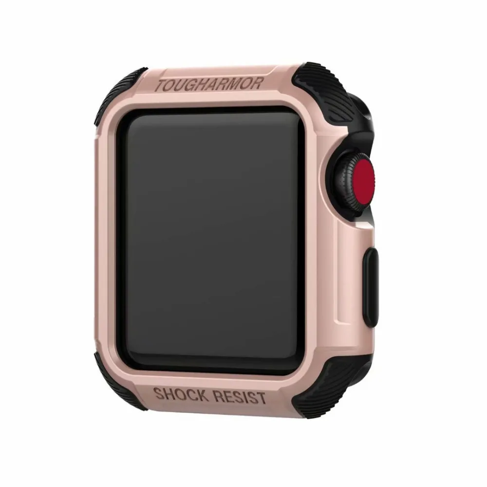 Жесткий армированный чехол для Apple Watch 42 мм 38 40 44 защитный iWatch Series 6SE 5 4 3 2 1