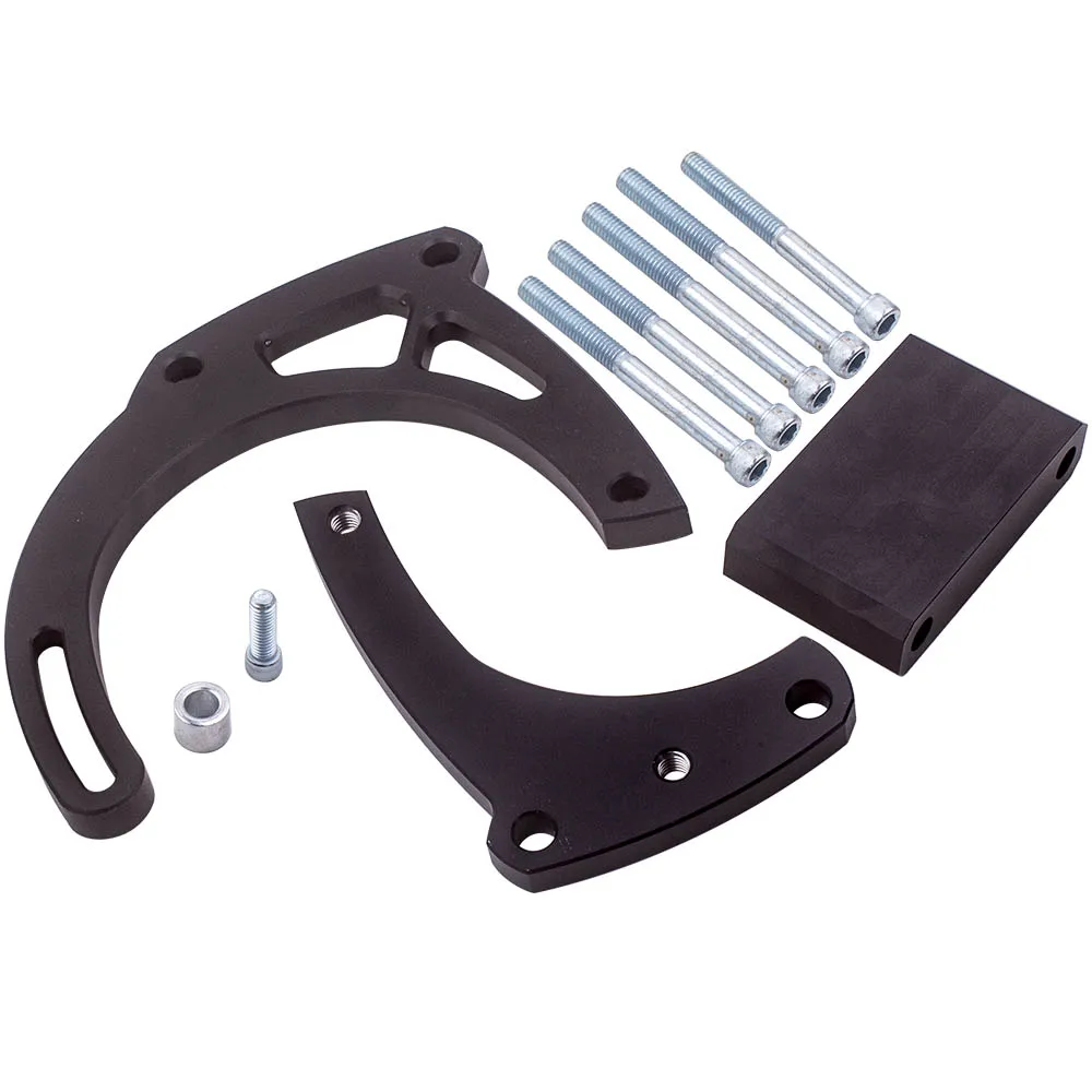 

Большой блок для кронштейна переменного тока Chevy, Электрический водяной насос 390 427 454 BBC SWP, со стороны пассажира