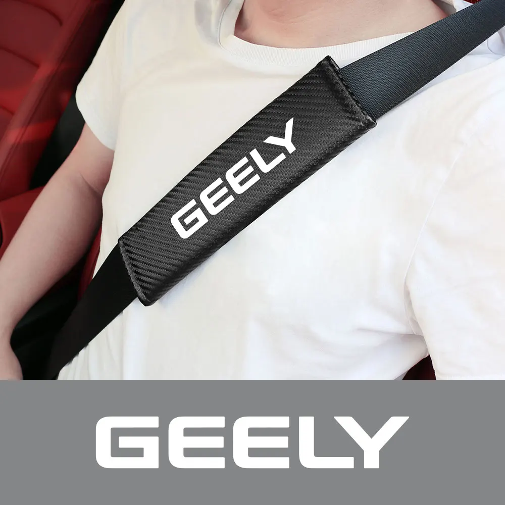 2 шт. накладки на плечи для автомобильного ремня безопасности GEELY GC6 GC9 EMGRAND EC7 EC8 CK