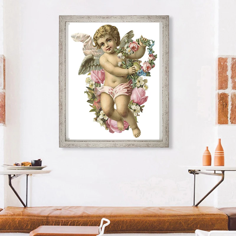 Картина из квадратных или круглых страз 5D сделай сам вышивка крестиком винтажные