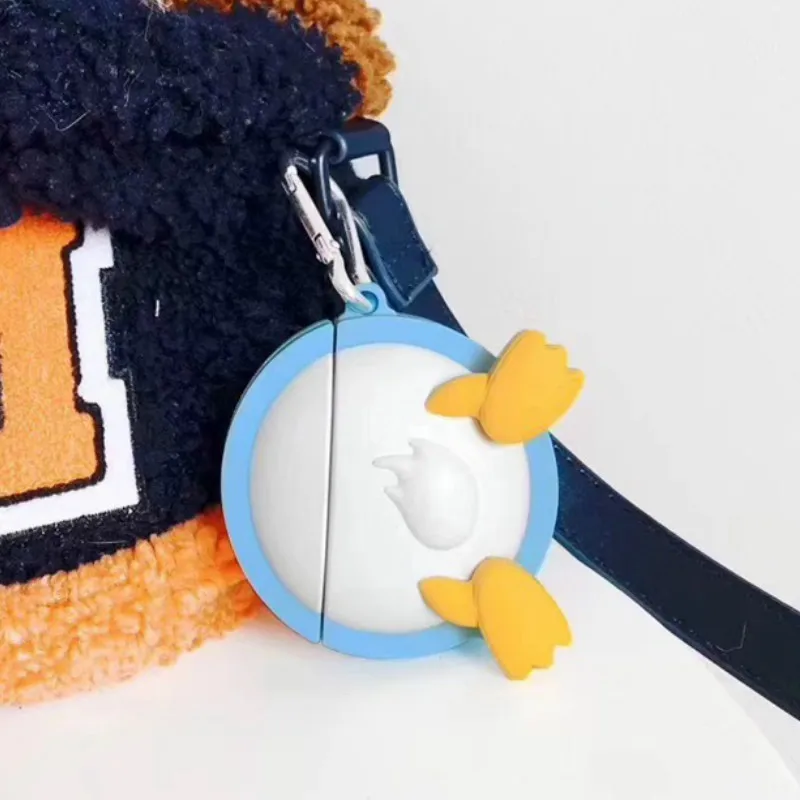 789G 3D чехол для наушников для Airpods, чехол, силиконовый чехол с милым медведем для Apple Air pods 2, чехол для Earpods, чехол, ремешок для наушников 1 - Цвет: 789G