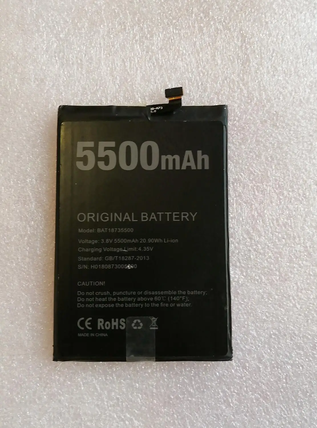 Аккумулятор BTY 5500 мАч для смартфона DOOGEE S70 S70LITE | Мобильные телефоны и аксессуары