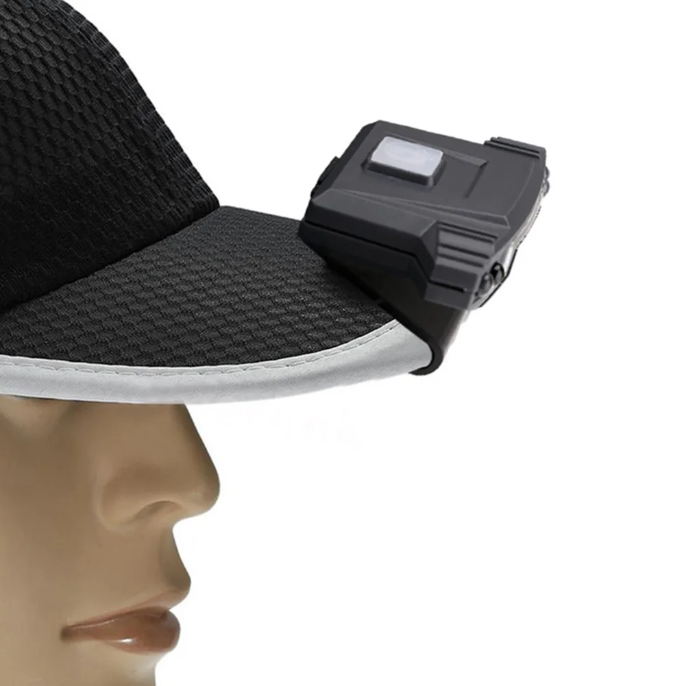 

Battery Hat Light Black LED Headlamp Rechargeable Sensor Cap Torch Lamp