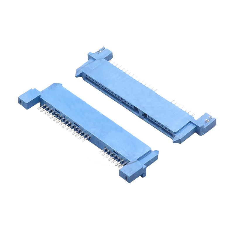 Günstig 500pcs SATA 7 + 15 SATA 22Pin Female SMT Horizontal With Harpoon Positioning Foot 7p+15p SATA Connector Interface SATA Socket