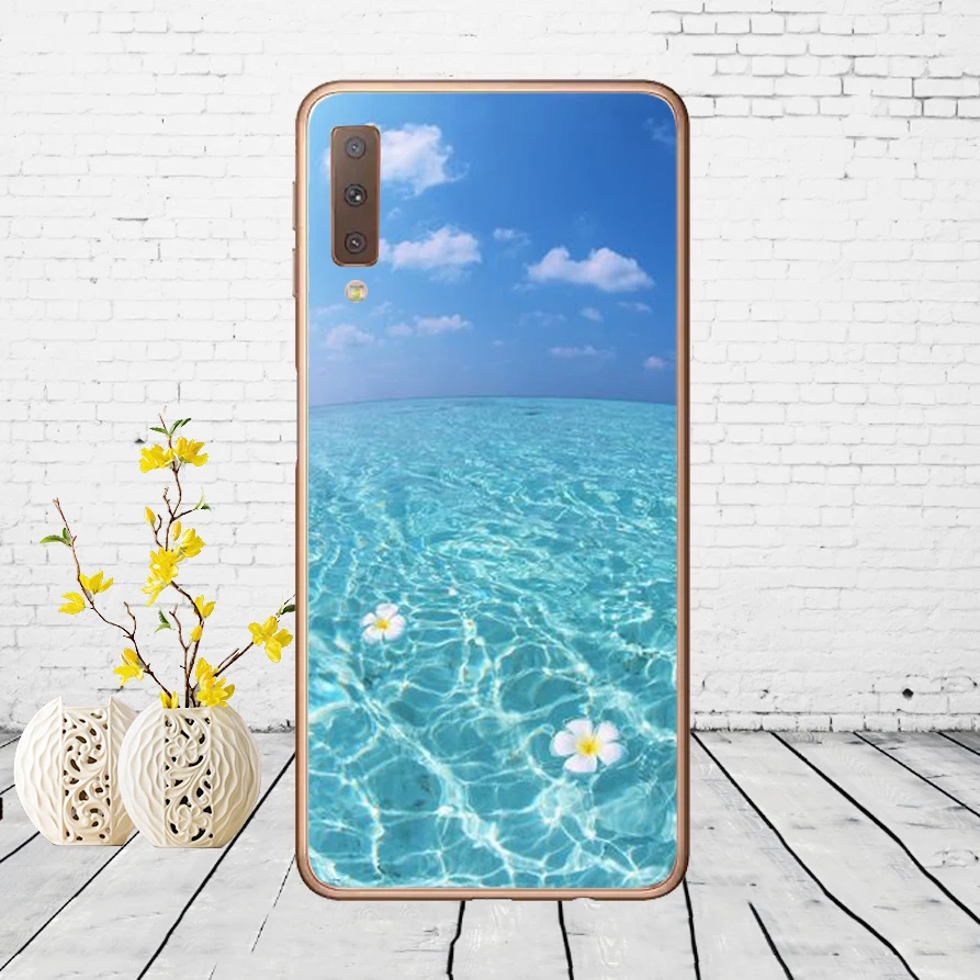 Чехол для samsung Galaxy A7 силиконовый чехол для телефона с принтом чехол-накладка на заднюю крышку для samsung A7 A750 A750F 6,0 дюймов - Цвет: K55