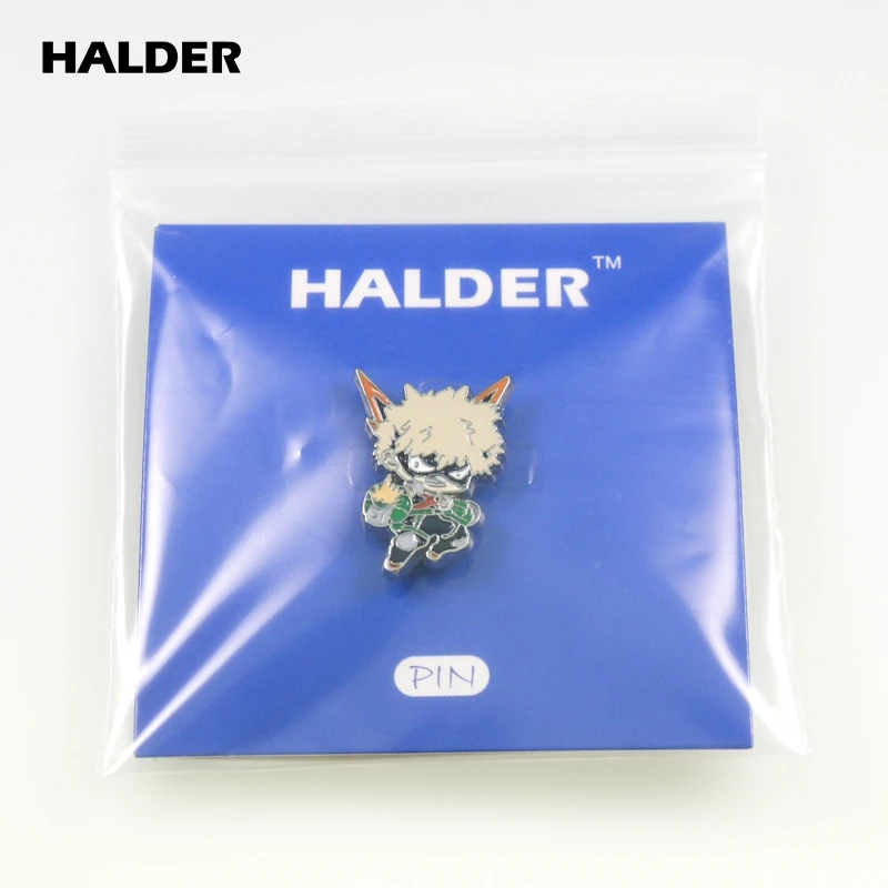 BR0051 аниме halder My Hero Academy металлические броши булавки на лацкан рюкзак ткань украшения значок ювелирные изделия аксессуары безделушки подарок