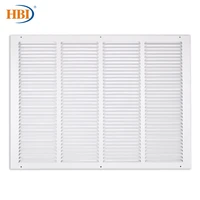 hbi 10pcs w24xh18 steel white finished return air grilles ceiling air vent ceiling duct cover air register ventilation grilles