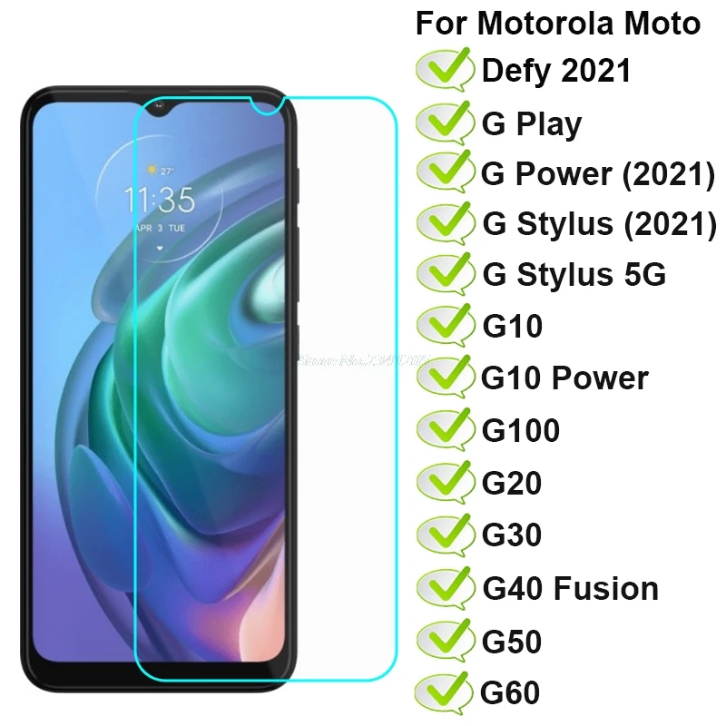 

Glass For Moto G9 Power Plus Defy 2021 Film Moto G82 G52 G22 G Play G Power Stylus 5G G10 Power G100 G20 G30 G40 Fusion G50 G60