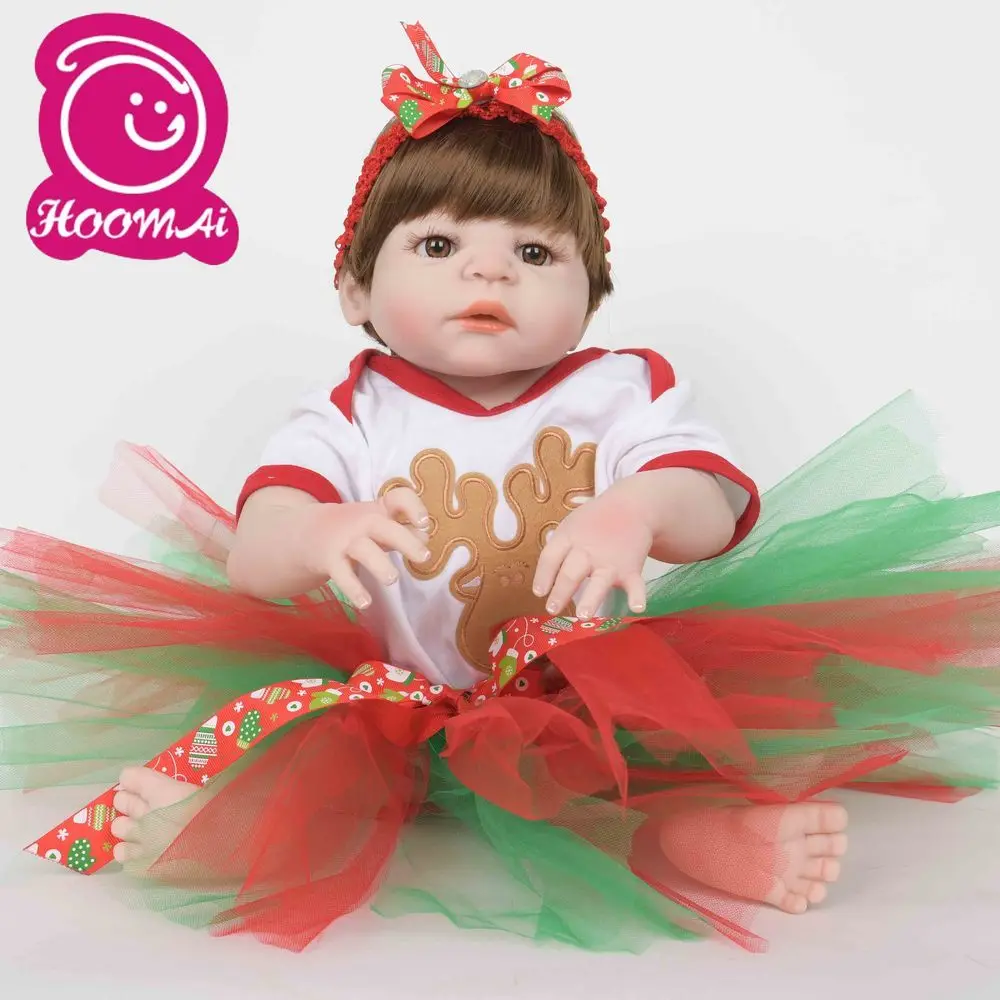 22 дюймов удивительные Bebe Reborn Детские игрушки Реалистичные мягкие силиконовые