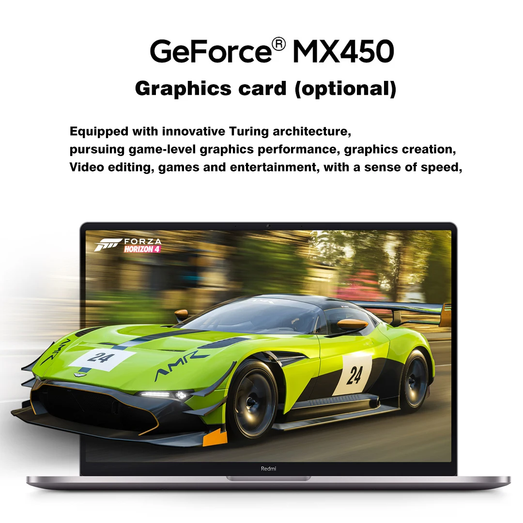 Ноутбук Xiaomi RedmiBook Pro 15 Intel Core i7-11370H/i5-11300H 16 + 512 ГБ MX450 6-дюймовый ноутбук Mi компьютер
