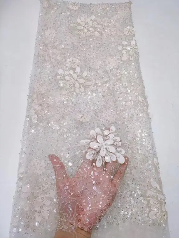 Модная африканская кружевная ткань тюль нигерийская французская вышивка