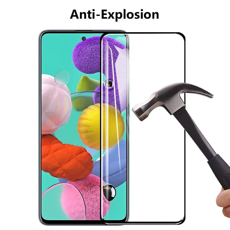 Tempered Glass For Samsung A52 A72 A32 A51 A71 5G UW  Screen Protector Samsung A12 A41 A31 A21s A50 A42 A70 A30 A40 A20 A80 A90