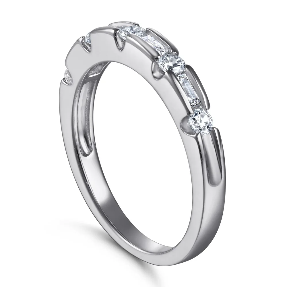 

Luxury Women Ring 925 Sterling Silver Ring Luxury Rhinestone Ring Zircon Wedding Bride Rings Jewelry Accessories For Party