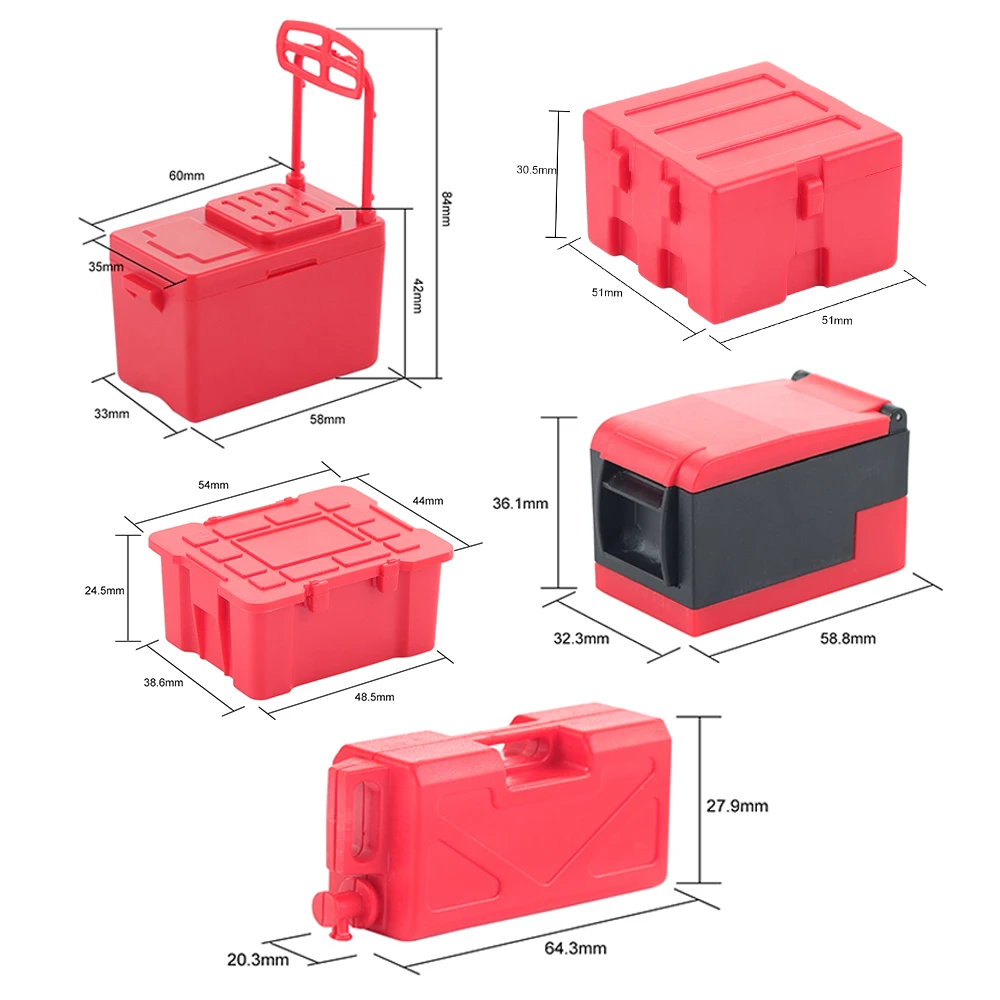 5 шт. коробка для хранения игрушек на радиоуправлении|Детали и аксессуары| |