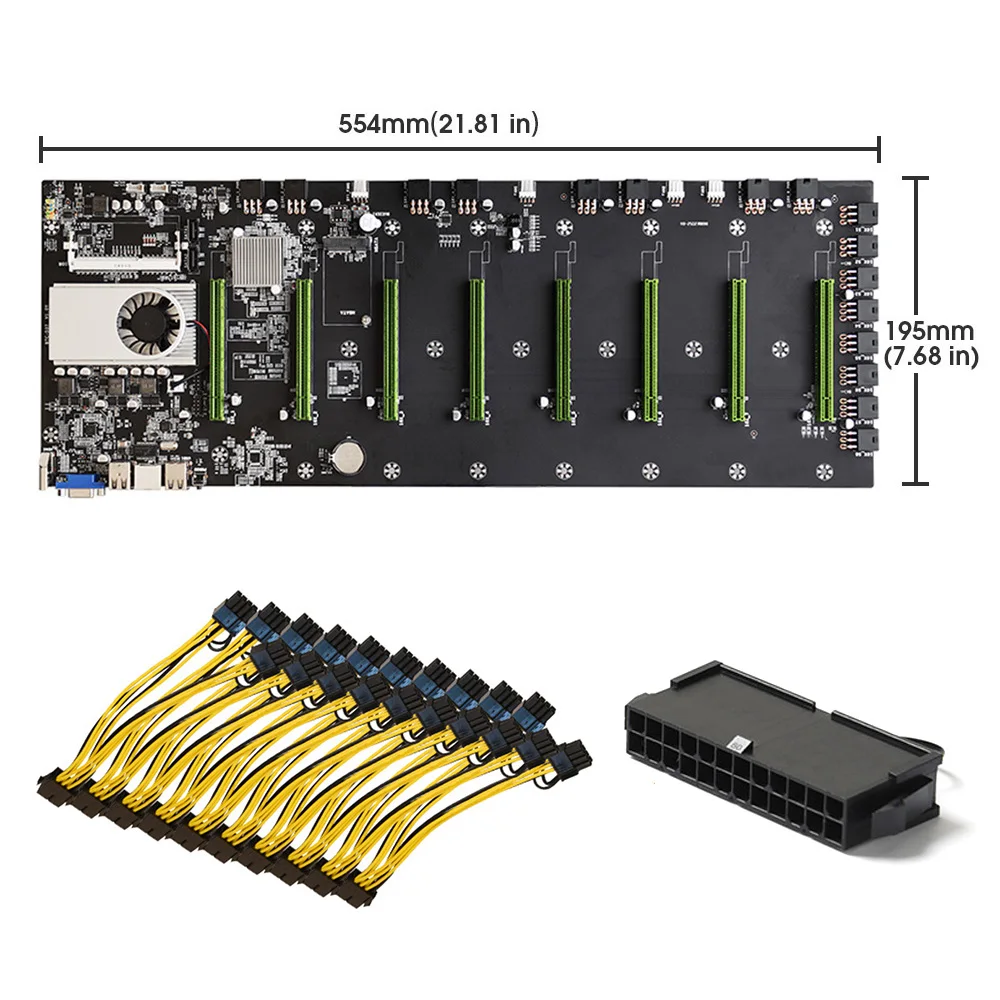 

BTC-D37 Mining Machine Motherboard CPU Set 8 Power Cable mining machine motherboard,mining machine motherboard cpu