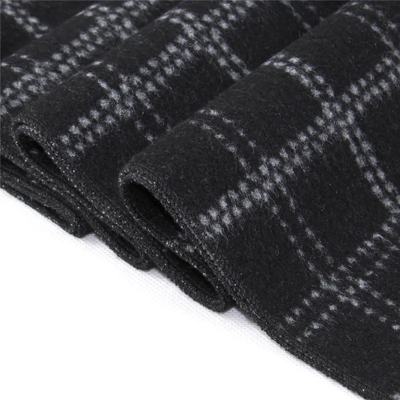 Модный дизайн кашемировый мужской шарф роскошный брендовый зимний шейный платок