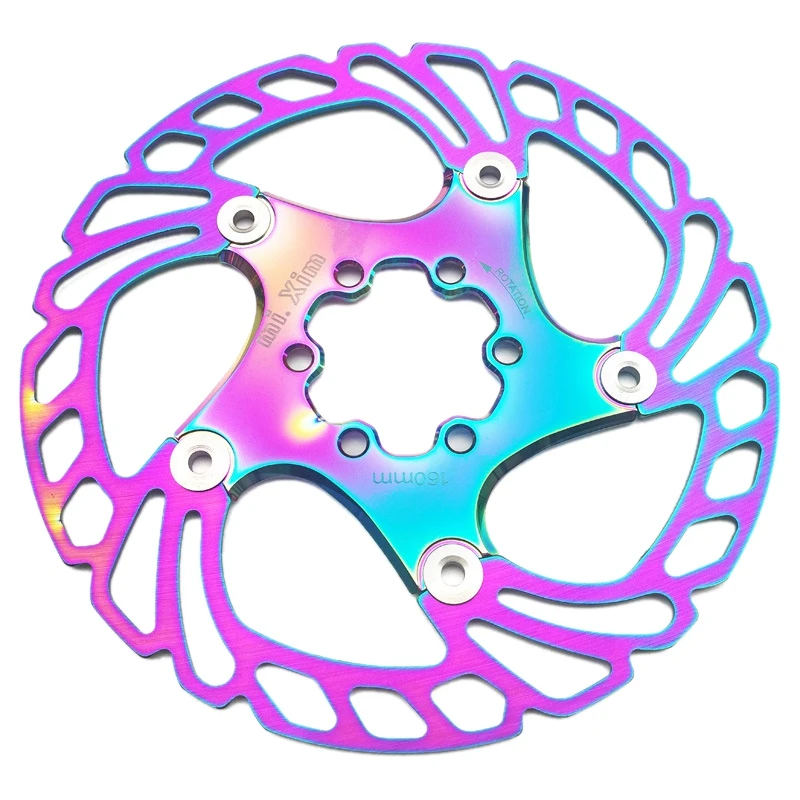 

Mi.Xim Rainbow Mountain Bike Floating Disc Brake Rotor Stainless Steel Bike Disc Brake Rotor