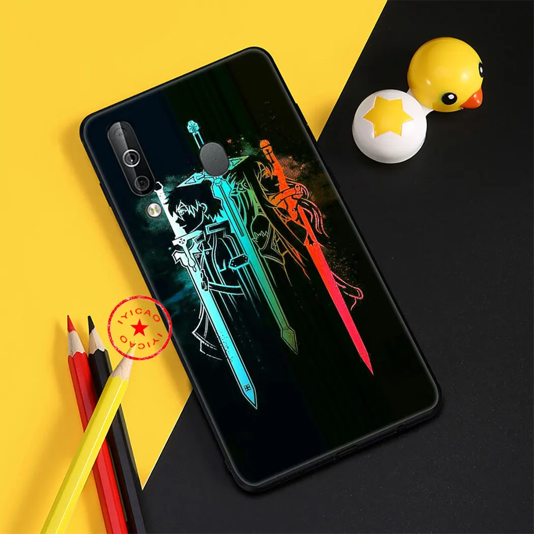 IYICAO обувь для вечеринки в Стиле косплей Sword Art Online силиконовый мягкий чехол samsung A10