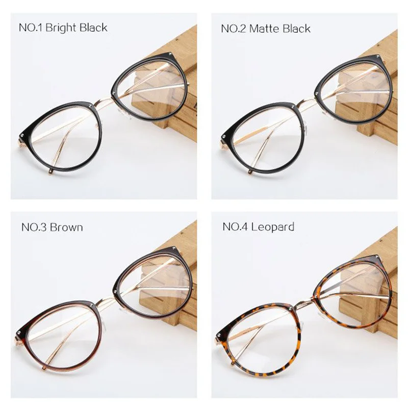 Женские очки с прозрачными линзами большие круглые для чтения 2020