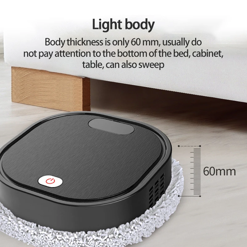 Automatic Robot Cleaner Smart Wireless Sweeping Vacuum Dry Wet Cleaning Machine Charging Intelligent Home | Дом и сад