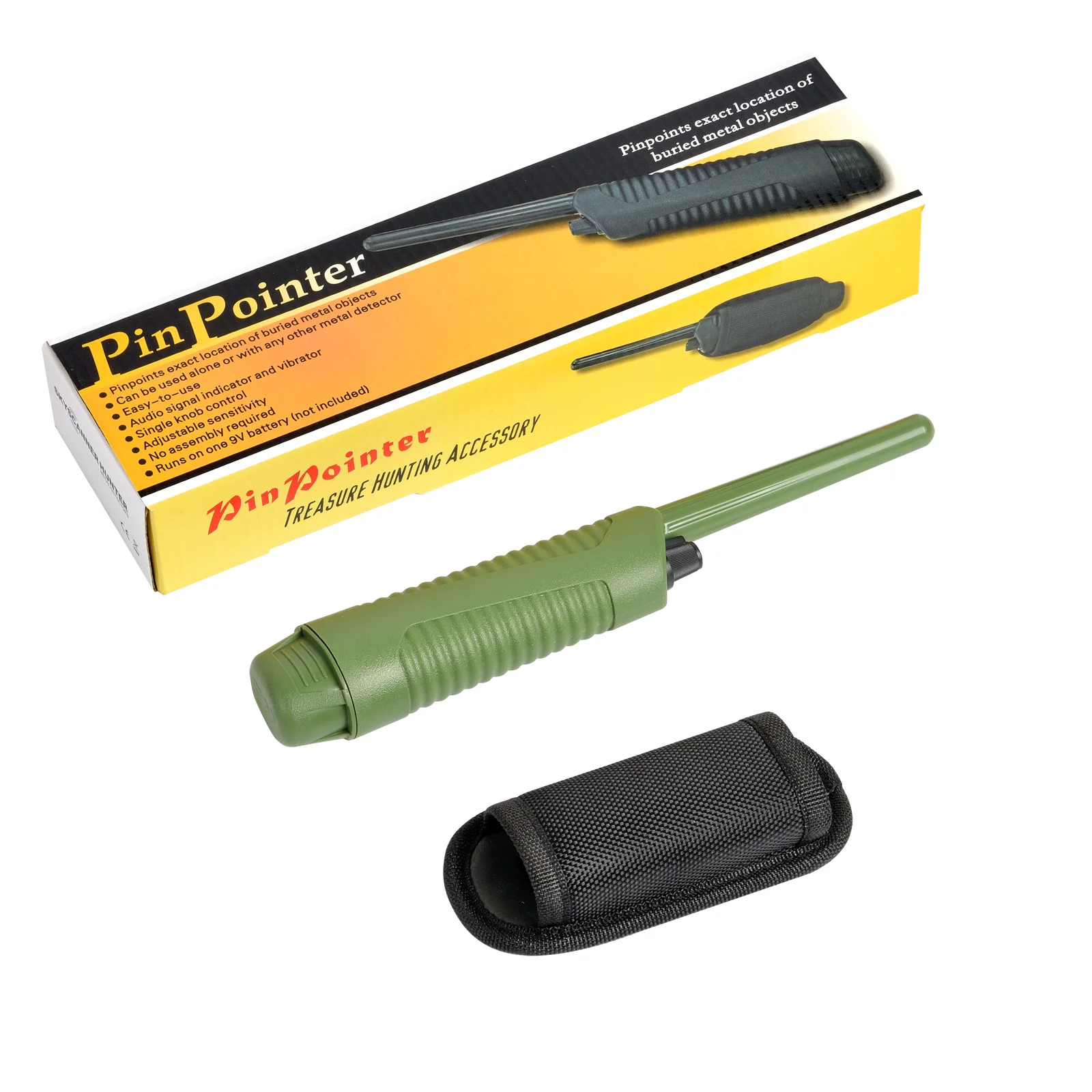 TX-2003 супер ручной металлоискатель Pinpointer сокровище охотничий аксессуар Высокая чувствительность зеленый цвет модель точность