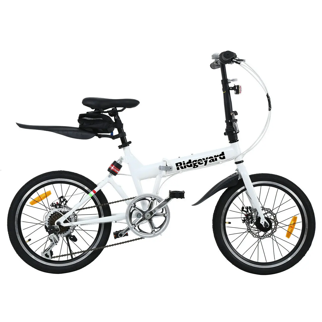 Складной велосипед Ridgeyard для детей уличный мужчин и женщин 20 дюймов 7 скоростей