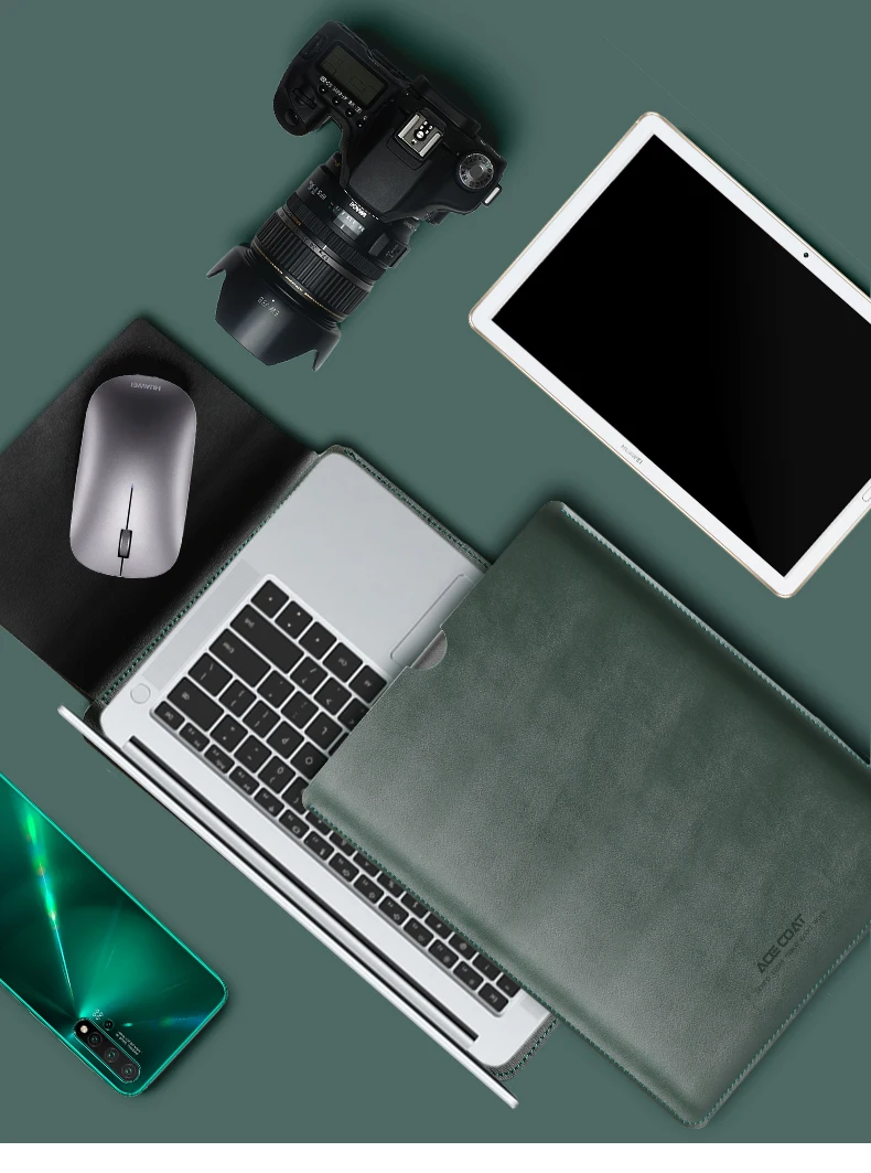 Защитная сумка ACECOAT из спилка для Apple Macbook Air Pro Retina13 12 15 16 чехол для ноутбука macbook pro 13 Чехол