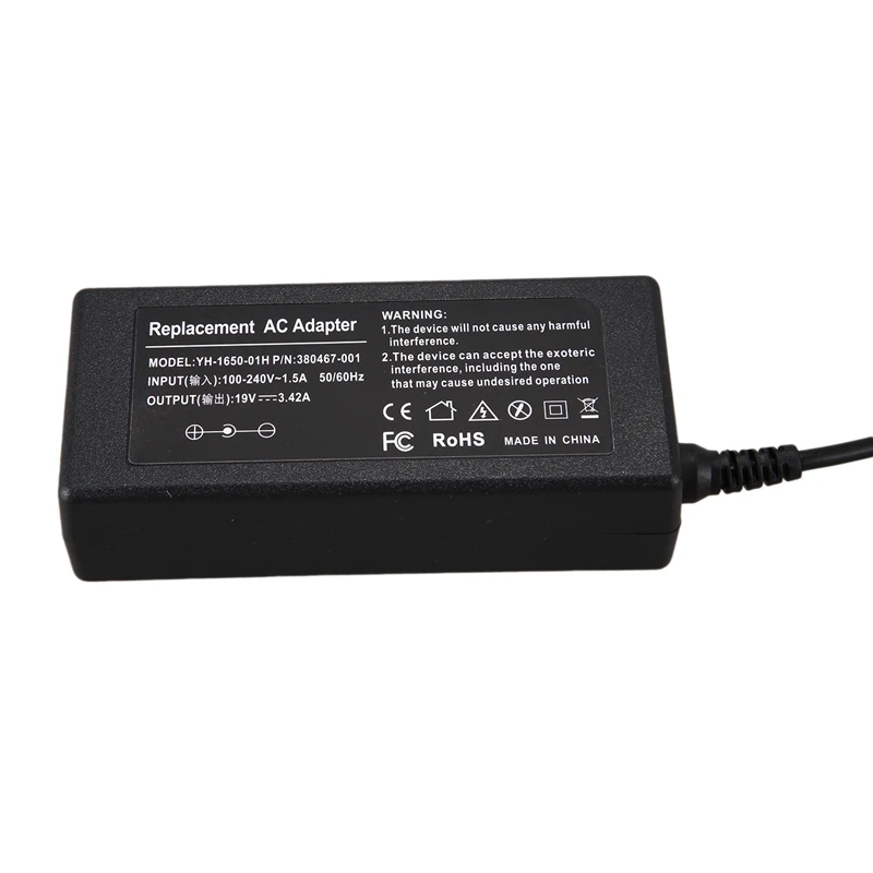 

19V 3.42A5.5X2.5mm Notebook AC Laptop Adapter Suitable for ASUS R33030 N17908 V85 Lenovo/BenQ/Acer Notebook Power Supply