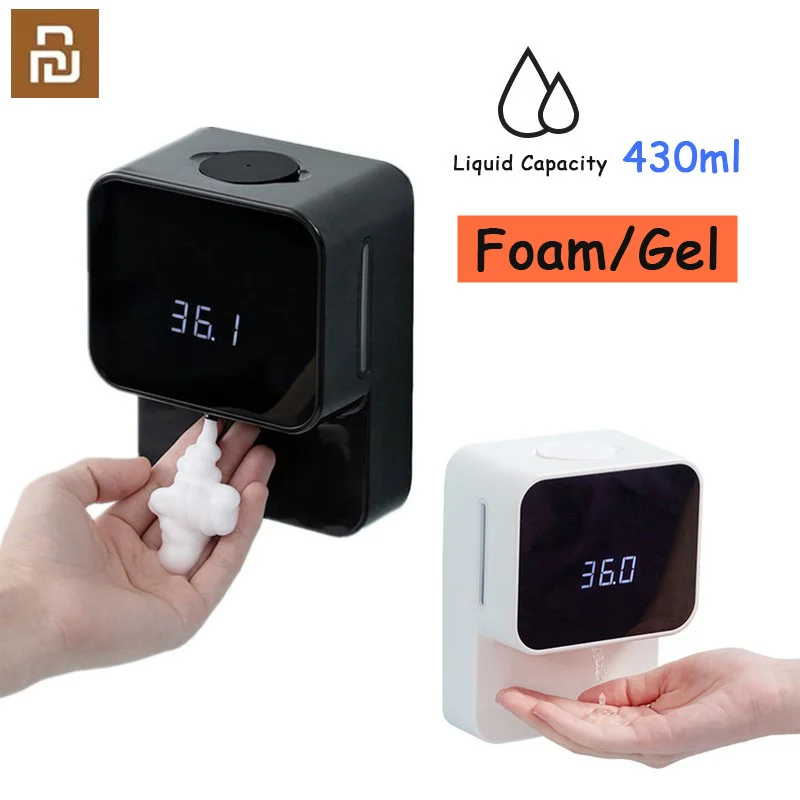 

2021 Youpin Automatic Induction Foaming Hand Washer Sensor Foam Public Area Household 0.25s LED Infrared Sensor Soap Dispenser