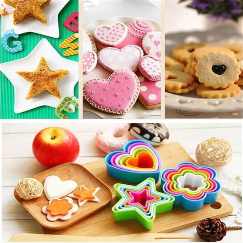 

Hot Plastic Biscuit Mold Baking Accessories Mousse Ring Cookie Cutter for Kitchen Gadgets New Cake Mold Cookie Cutter Cuisine.7z