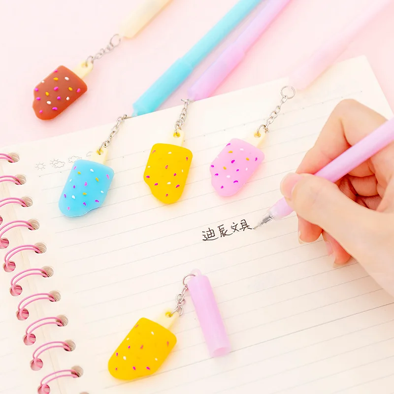 1 шт. подвеска мороженое гелевая ручка канцелярские принадлежности свежий милый