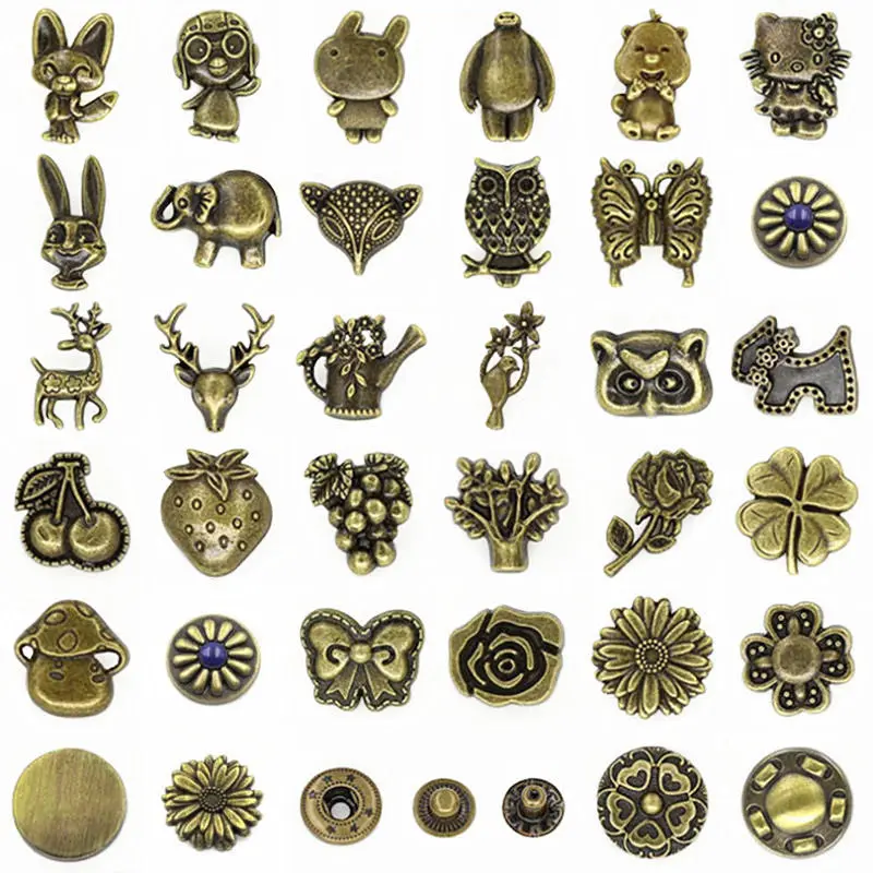 2 шт. металлические заклепки с двойной крышкой для сумок и ремней |