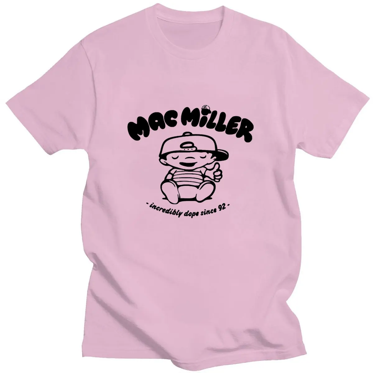 

Mac Miller Unisex All-match Cute Female/male Print Short Sleeve Couples T-shirt Oversized Fashion Casual Harajuku Loose T Shirt
