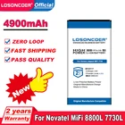 Аккумулятор 100% мА  ч, для беспроводных устройств NovatelVERIZON Jetpack 4G LTE, MiFi 7730L, Jetpack MiFi 8800L