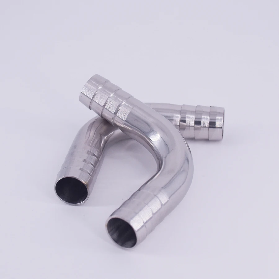 

16mm Hose Barb SUS 304 Stainless Steel Sanitary 90 Degree Elbow Pipe Fitting Home Brew Beer Wine