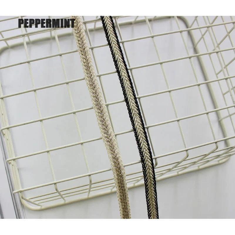 2 ярда 10 мм Золотая плетеная тесьма смешанный швейный аксессуар одежда сделай сам