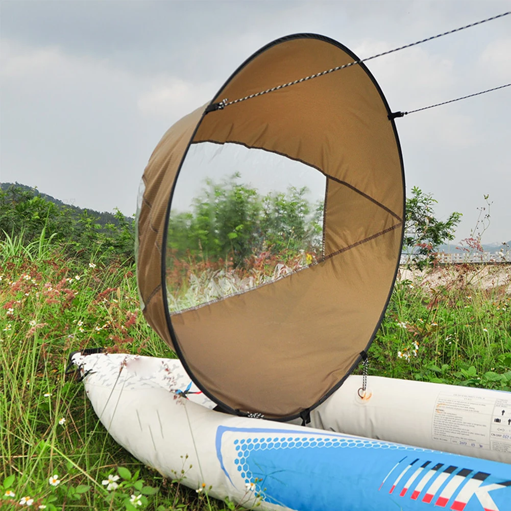 

Portable Multifunction Clear View Foldable Kayak Wind Sail Travel Water Sports