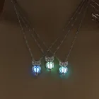 Новый стиль светящаяся сова кулон ожерелье милый светящиеся украшения чокер 3 цвета атмосфера подарок на день рождения для женщин ожерелье