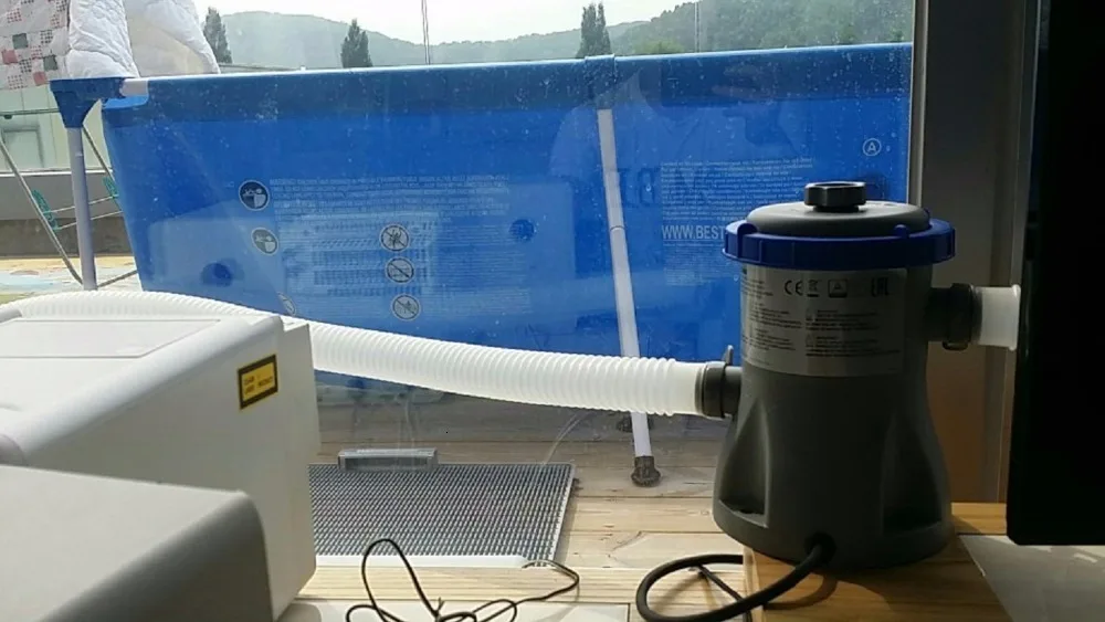 58381 Bestway 330gal Flowclear фильтр насос для 1100-8300 л плавательный бассейн воды циркулирующий фильтр плавательный бассейн очиститель воды