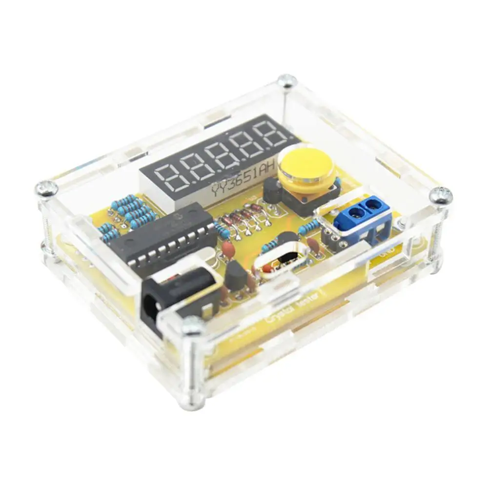 Цифровой измеритель мощности 1 Гц 50 МГц с желтым чехол|Измерители частоты| |